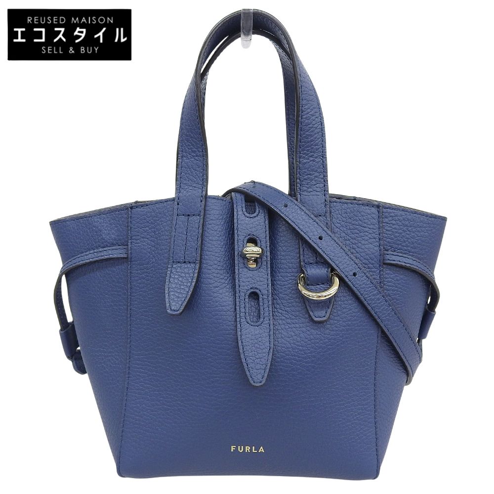 FURLA フルラ 美品 NET MINI 2WAY ハンドバッグ ショルダーバッグ 