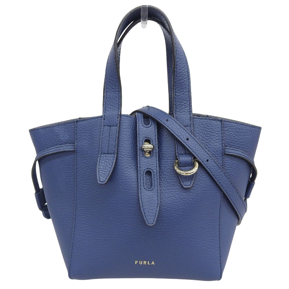 FURLA フルラ 美品 NET MINI 2WAY ハンドバッグ ショルダーバッグ 