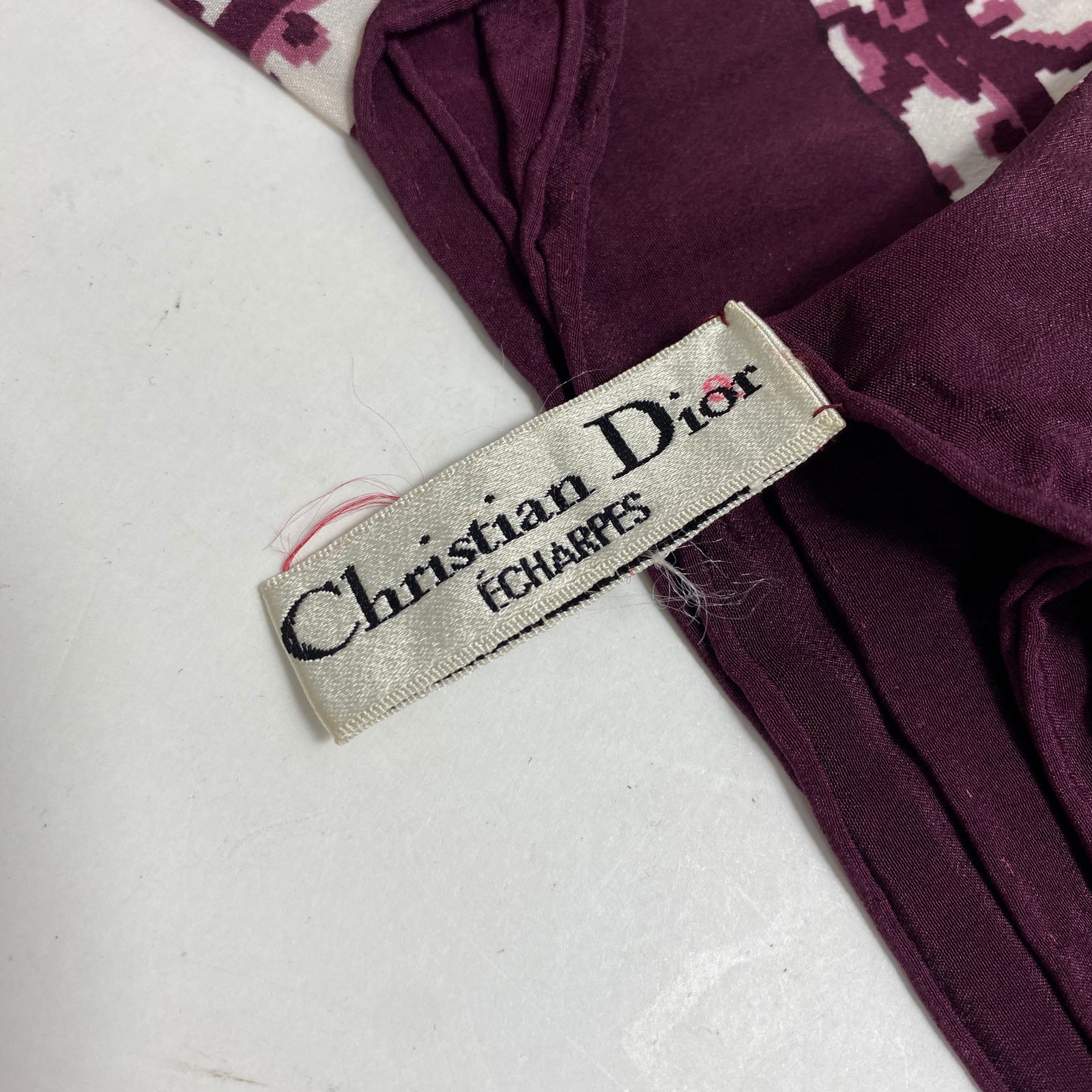 ☆A062706☆ Christian Dior ディオール scarf スカーフ トロッター