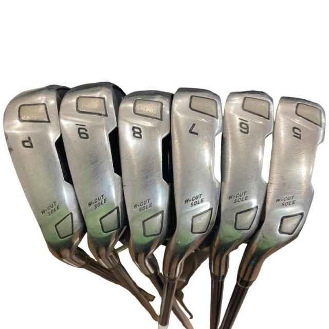中古】 つるや AXEL DUAL IMPACT Z HM 6S アイアンセット IR AXEL DUAL