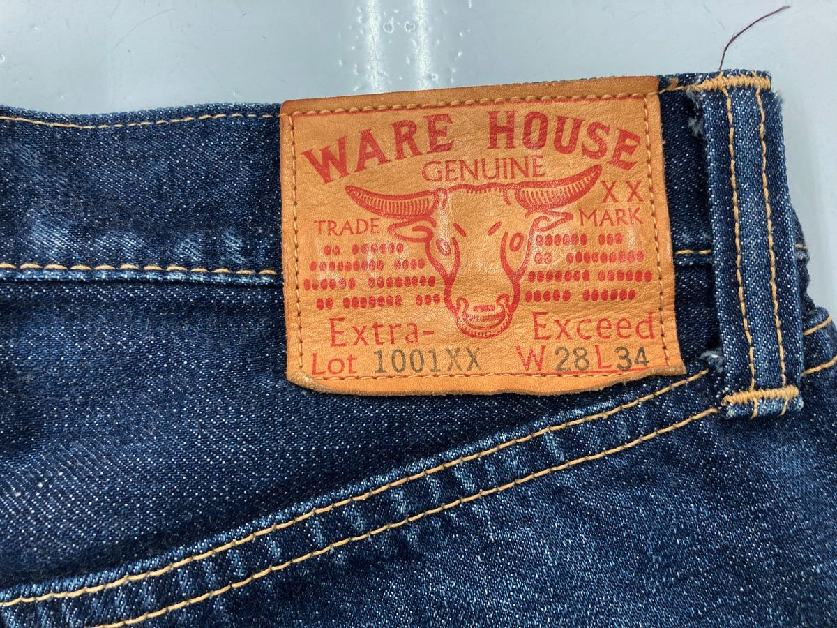 ウエアハウス WAREHOUSE 1001XX 90's 90年代 初期 水牛パッチ 赤耳