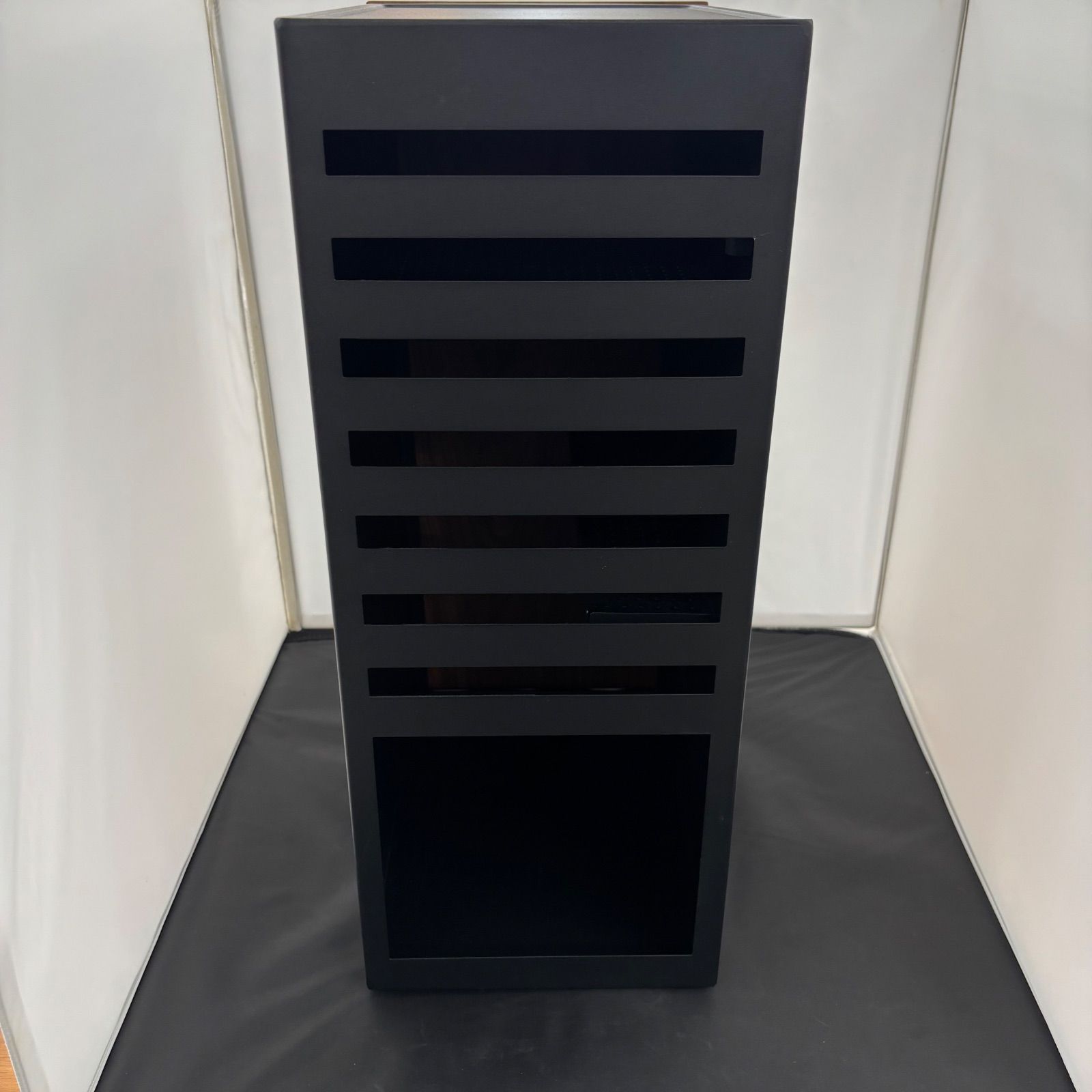 中古品】tower ゲーム機収納ラック タワー 山崎実業 収納 家具