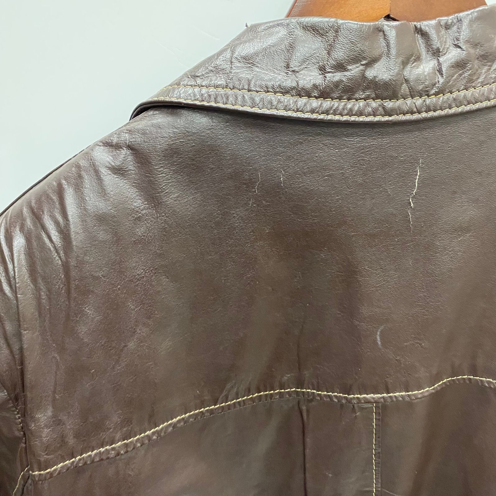 シアーズ Sears 80's The Leather Shop レザー カーコート ジャケット