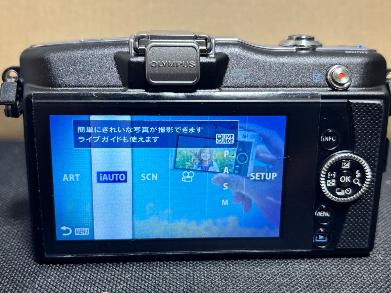 オリンパス OLYMPUS PEN mini E-PM1 コンパクトデジタルカメラ ズーム