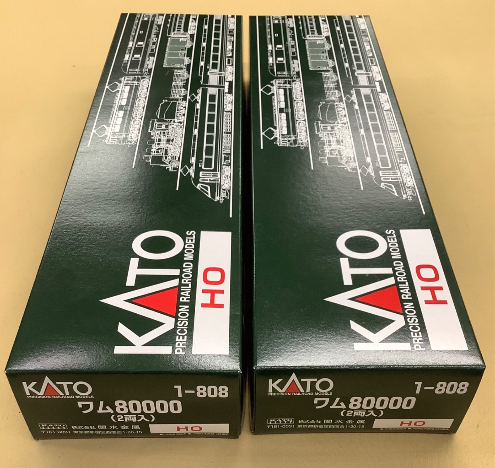 KATO HOゲージ 1-808 ワム80000 4両セット - メルカリ
