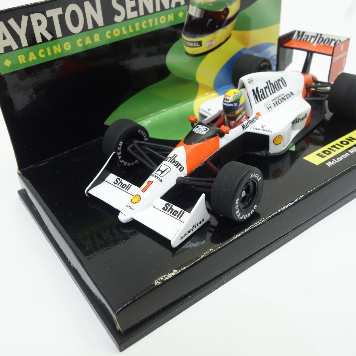 ミニチャンプス マクラーレン MP 4/5 ホンダ V10 1989 アイルトン