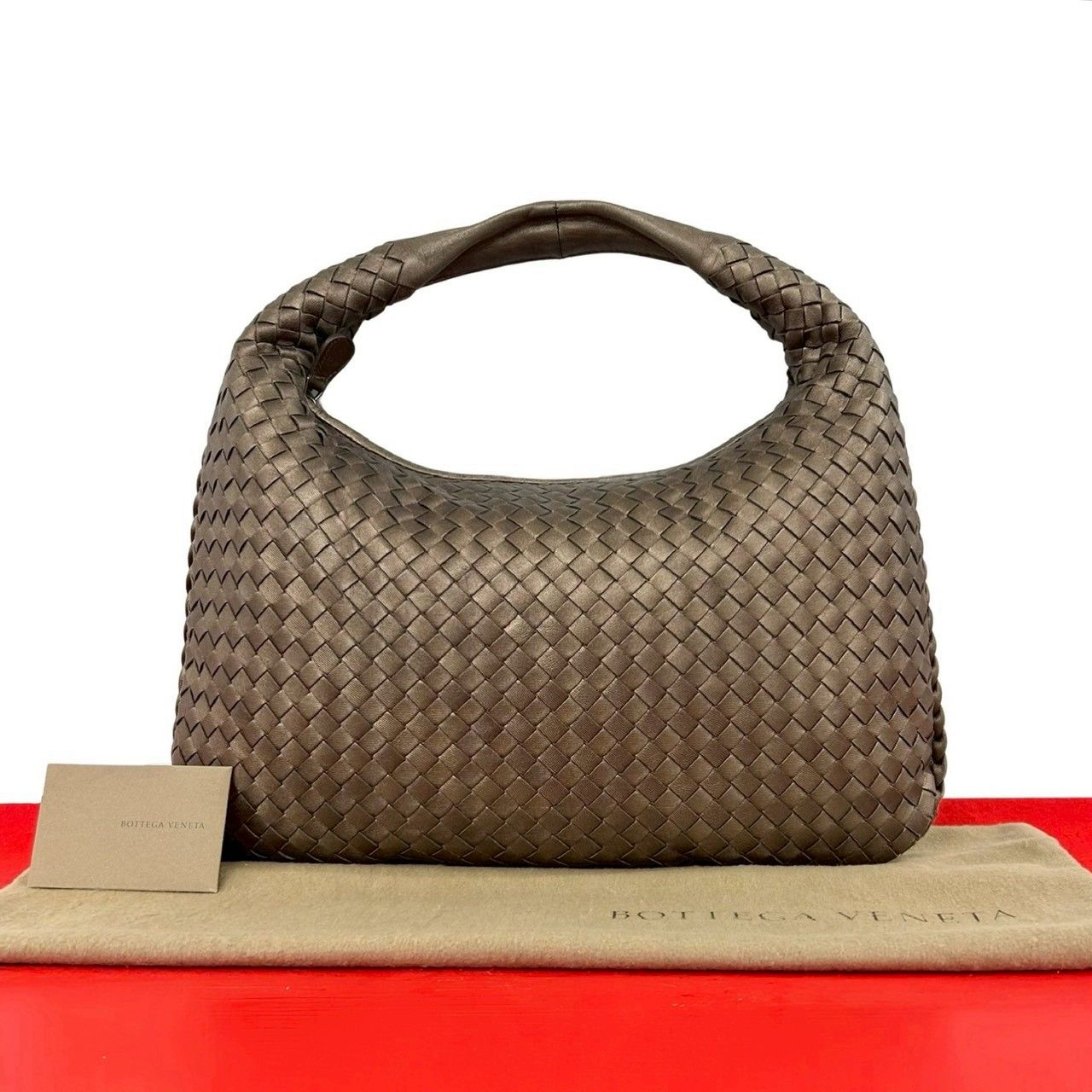 極 美品 袋付き BOTTEGA VENETA ボッテガヴェネタ ホーボー イントレ