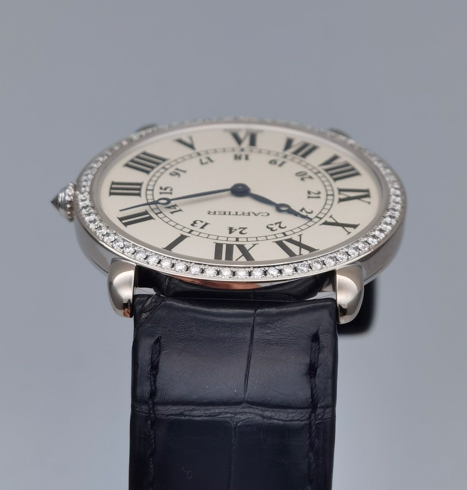 中古 カルティエ CARTIER ロンドルイ WR000551 2針 K18 WG 750 純正