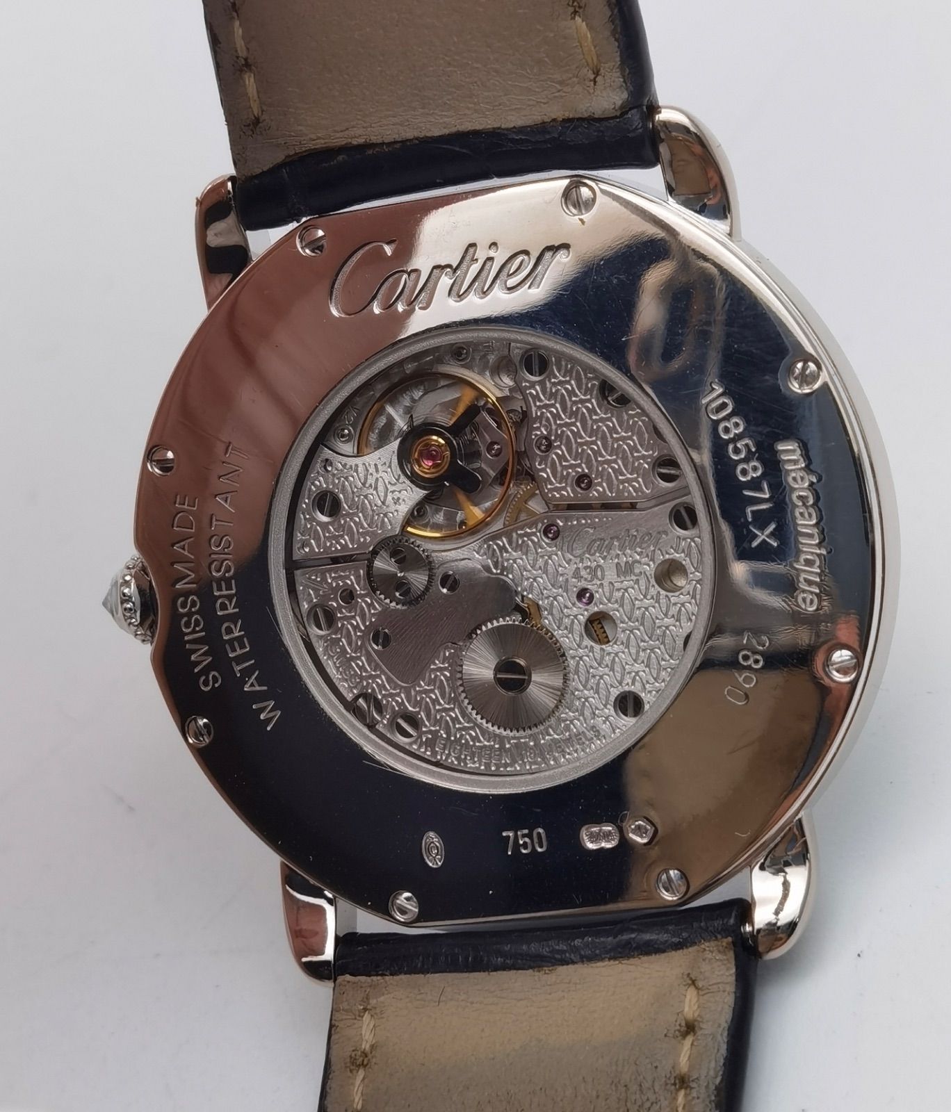 中古 カルティエ CARTIER ロンドルイ WR000551 2針 K18 WG 750 純正