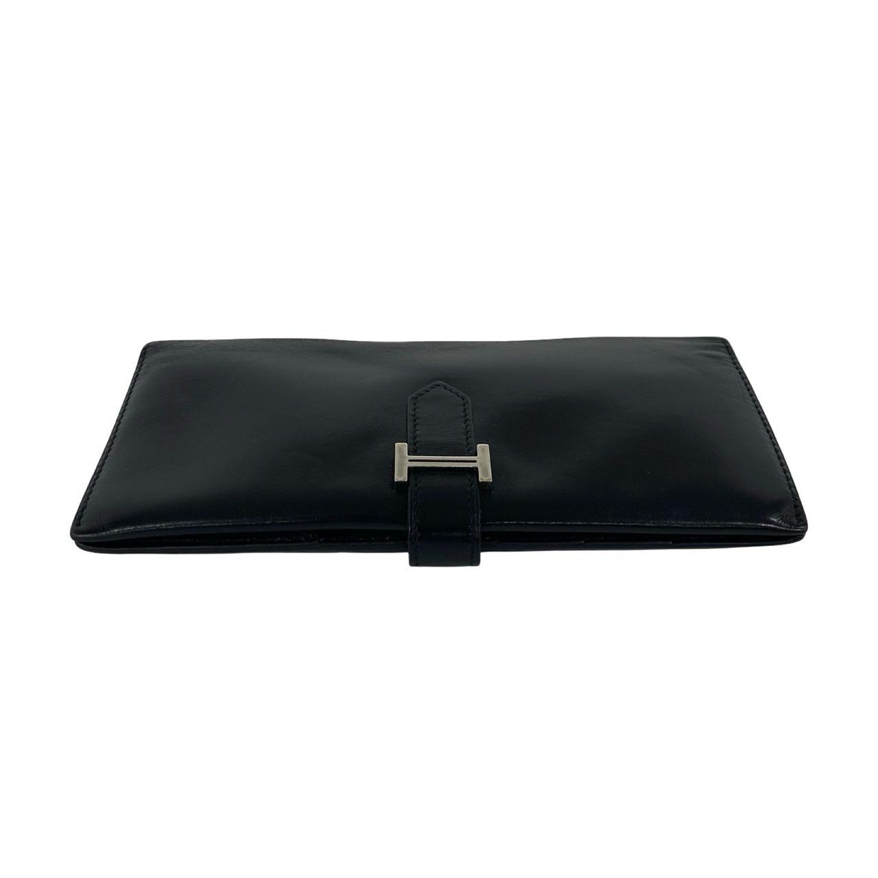 極 美品 希少品 □F 刻印 HERMES エルメス ベアン ボックスカーフ 長