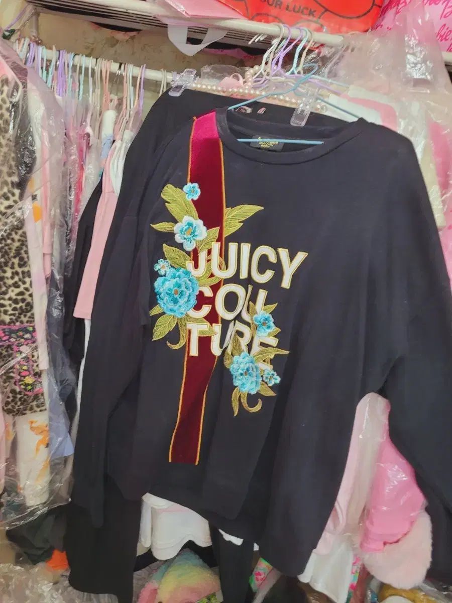 JUICY COUTURE ジューシークチュール スウェット ブラックS