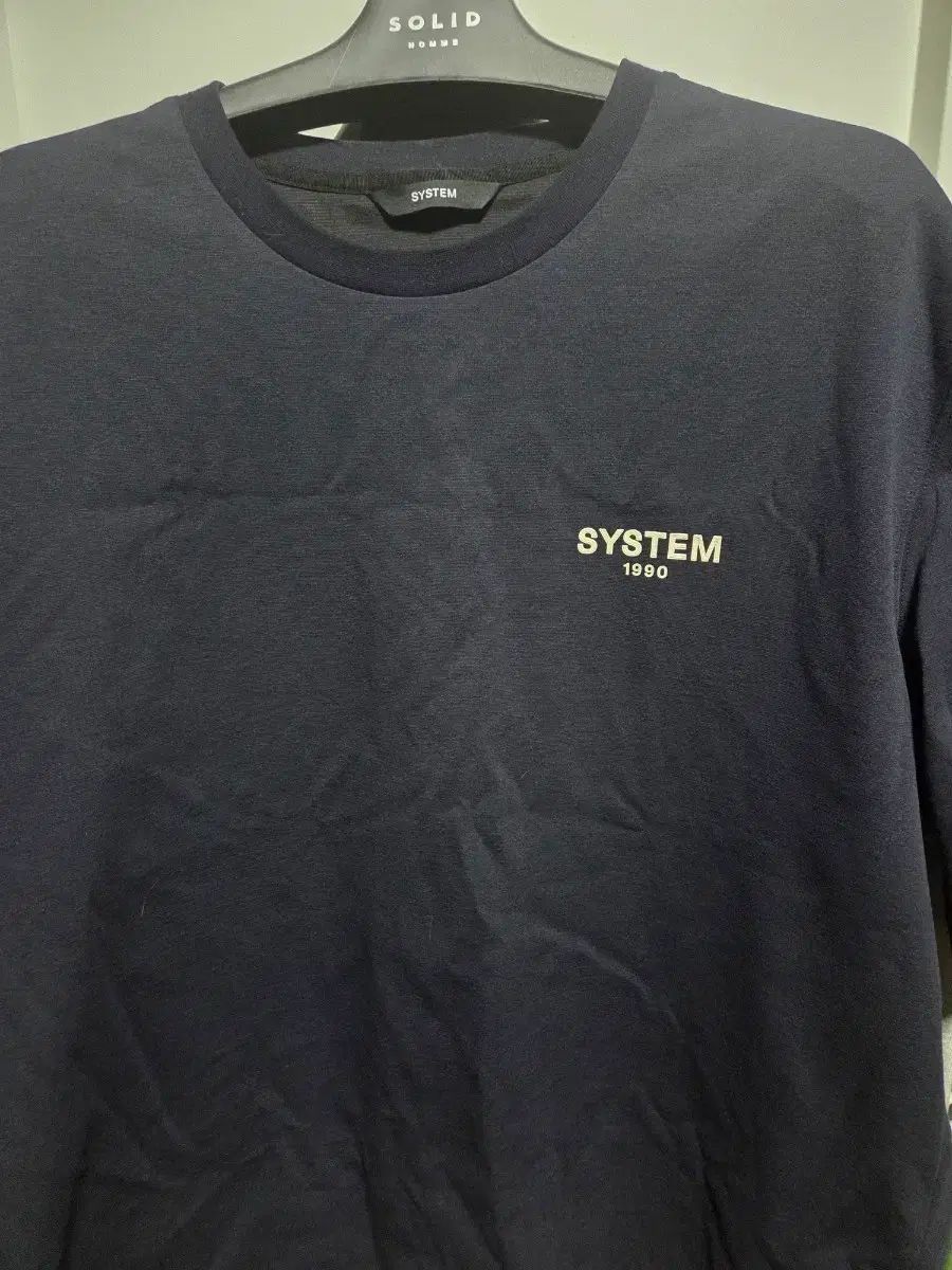 システムオム 半袖 Tシャツ ネイビー