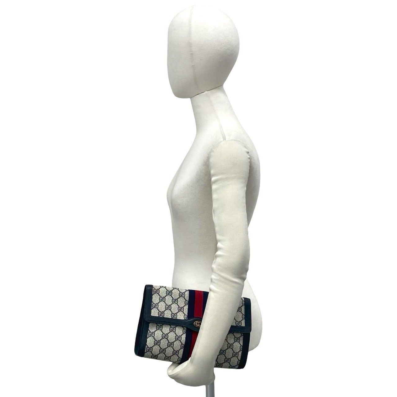 極 美品 GUCCI グッチ オールドグッチ ヴィンテージ シェリーライン GG