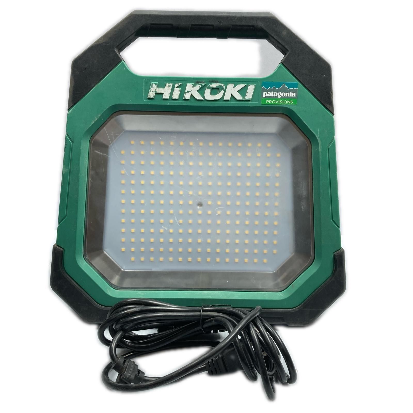 HiKOKI ハイコーキ 18v 1,000~10,000lm コードレスワークライト ACコード付 UB18DD グリーン×ブラック