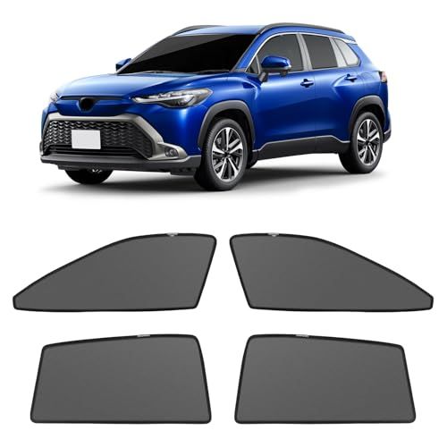 新型 カローラ クロス 10系 メッシュカーテン マグネット式 遮光 換気 サイドバイザー 車用 corolla cross ZSG10/ZVG11/ZVG13/ZVG15ZVG16/MXGA10 サンシェード 車種専用設計 虫除け 折り畳み e4b836ff