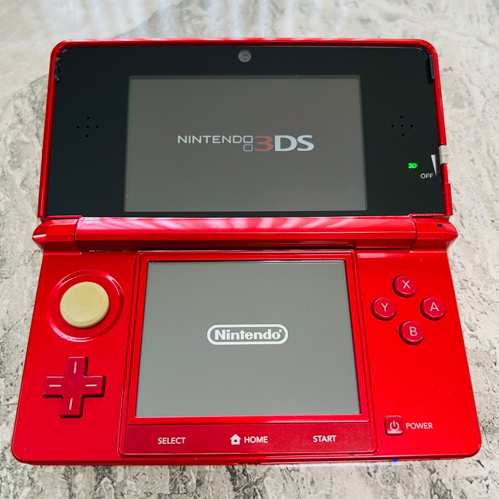 【完動品】NINTENDO 3DS メタリックレッド