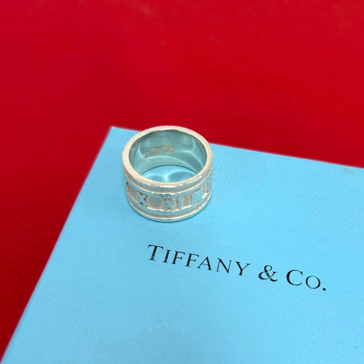 極 美品 TIFFANY&Co. ティファニー ヴィンテージ ワイド アトラス