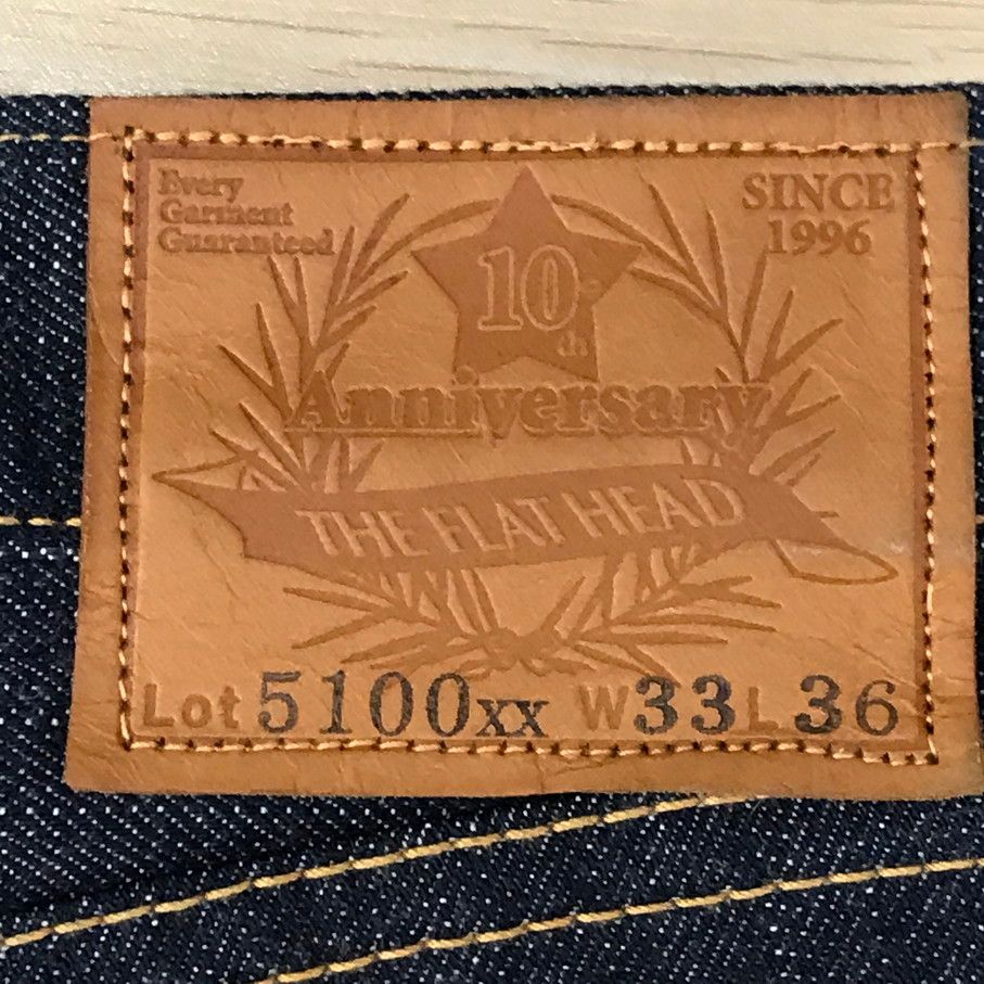 THE FLAT HEAD フラットヘッド Lot 5100XX 10周年記念デニム リジット 