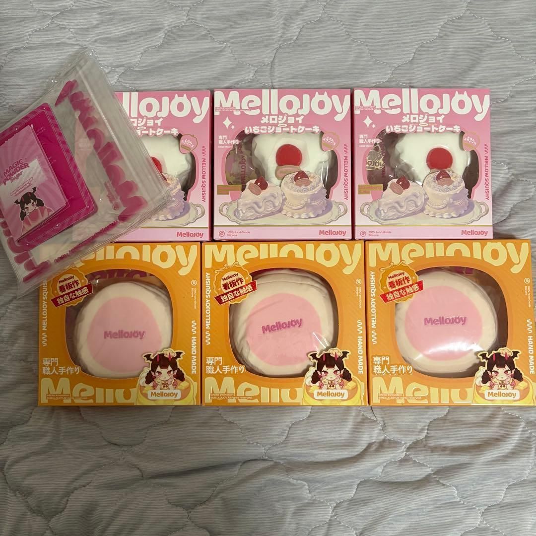 6個セット】Mellojoy メロジョイ スクイーズ いちごショート スフレ