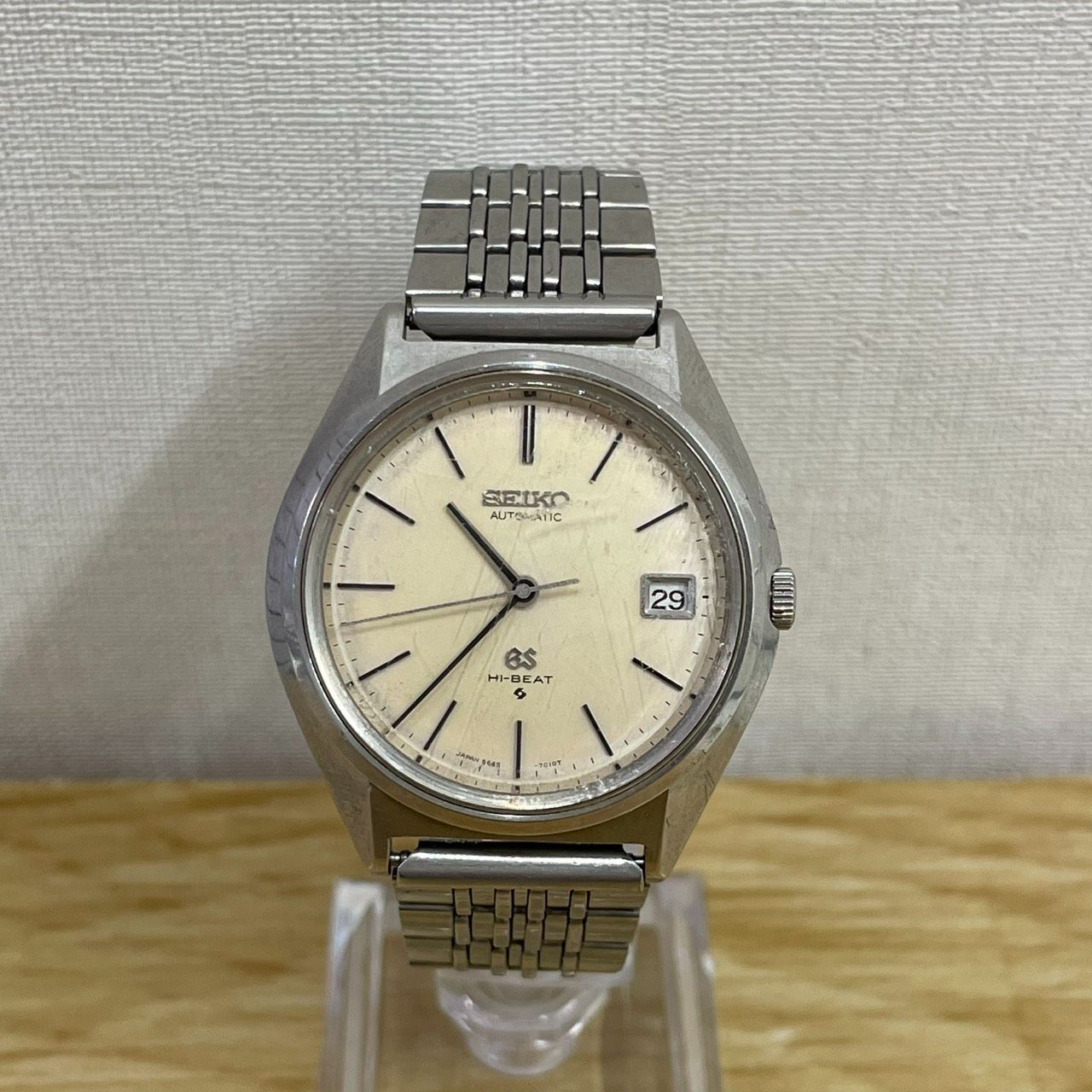 □グランドセイコー 56 GS 5646-7010 ハイビート 自動巻き 腕時計 稼働