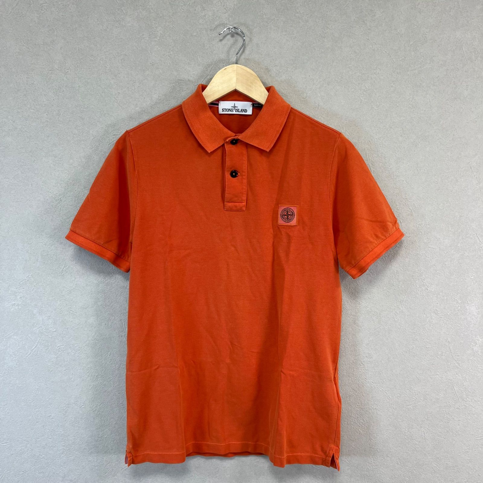 ストーンアイランド STONE ISLAND ポロシャツ スリムフィット 半袖 M