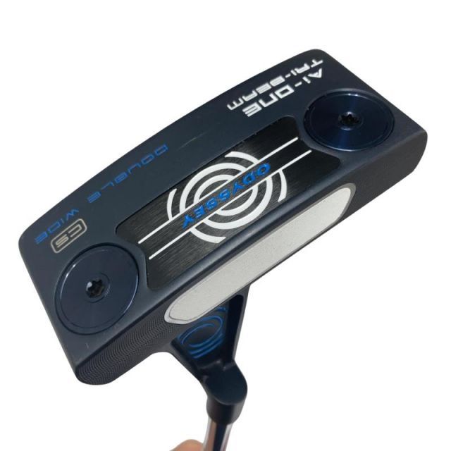 【中古】 オデッセイ Ai-ONE TRI-BEAM DOUBLE WIDE CS 34インチ パター PT STROKE LAB 90 スチール (フレックスその他) メンズ 男性用 右利き 右用 Cランク ゴルフクラブ