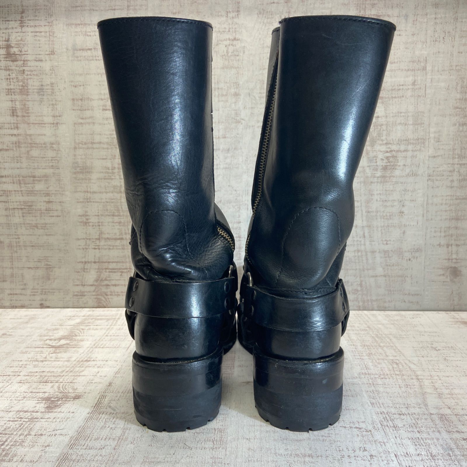 HARLEY DAVIDSON ハーレーダビッドソン リングブーツ 約24.5cm メンズ