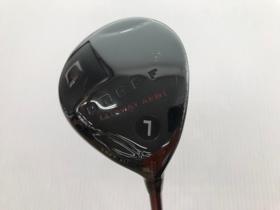 グローブライド　ONOFF FAIRWAY ARMS KURO 2017　21度　HASHIRI:f50　Rフレックス　フェアウェイウッド　中古【最短即日発送】