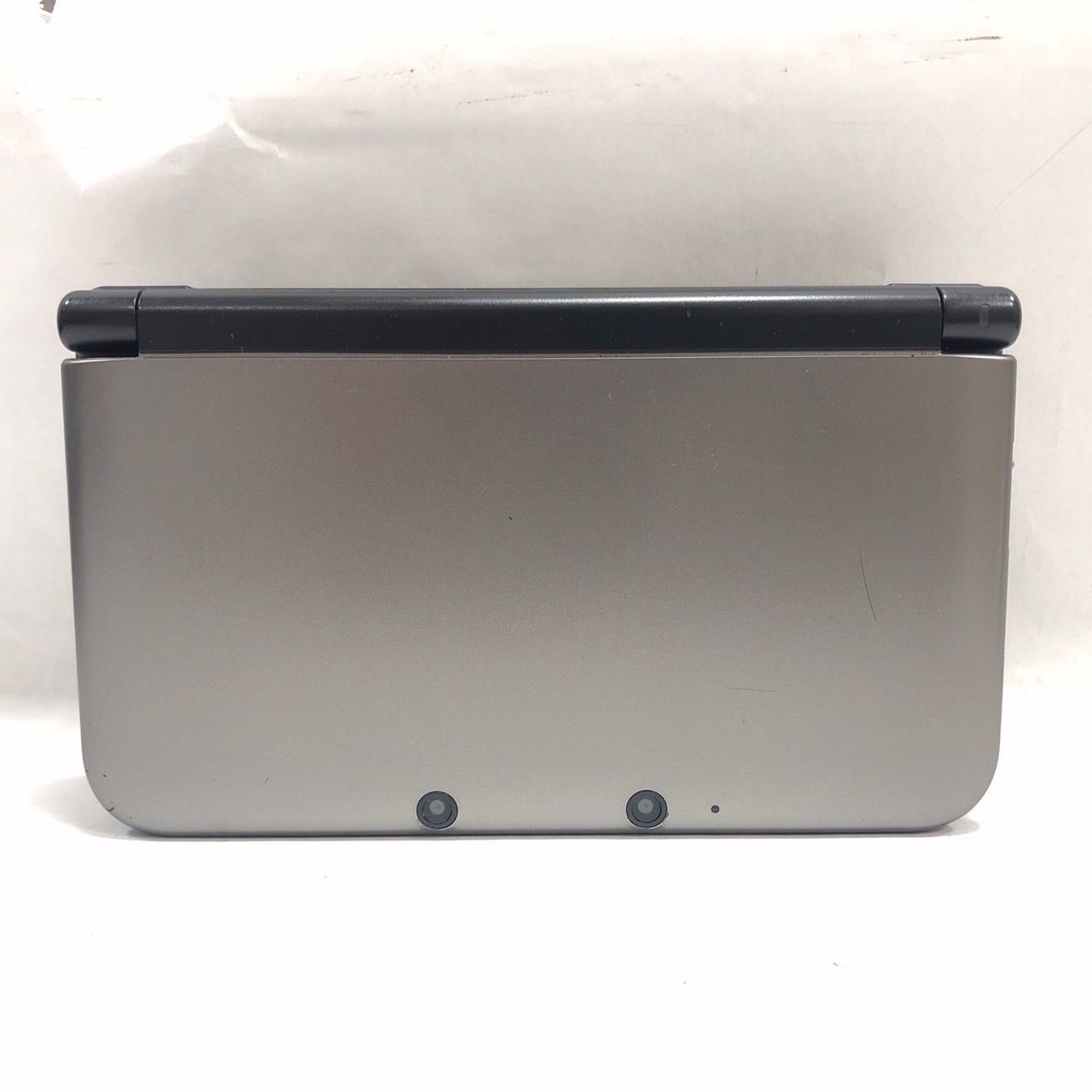 ★Nintendo 任天堂 3DS LL 本体 携帯用ゲーム機 動作確認済 タッチペン・充電器欠品 SDカード取り出し難あり ソフト1本付 中古 008111