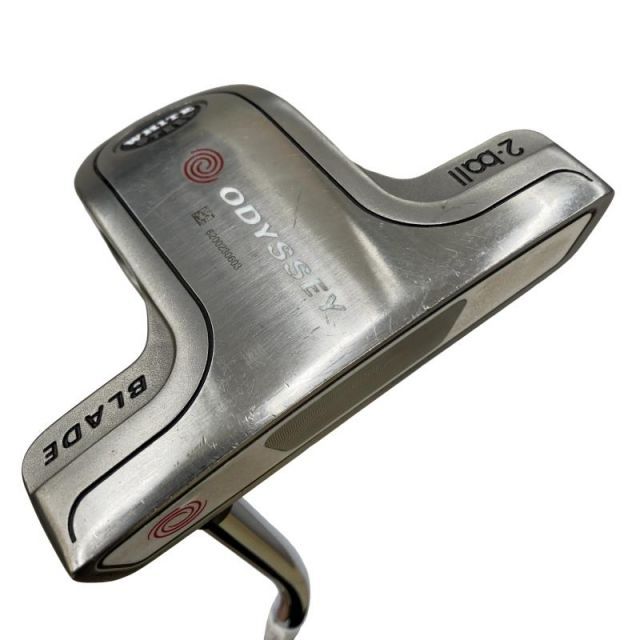 【中古】 オデッセイ WHITE STEEL 2・ball BLADE 34インチ パター PT スチール (フレックスその他) メンズ 男性用 右利き 右用 Dランク ゴルフクラブ