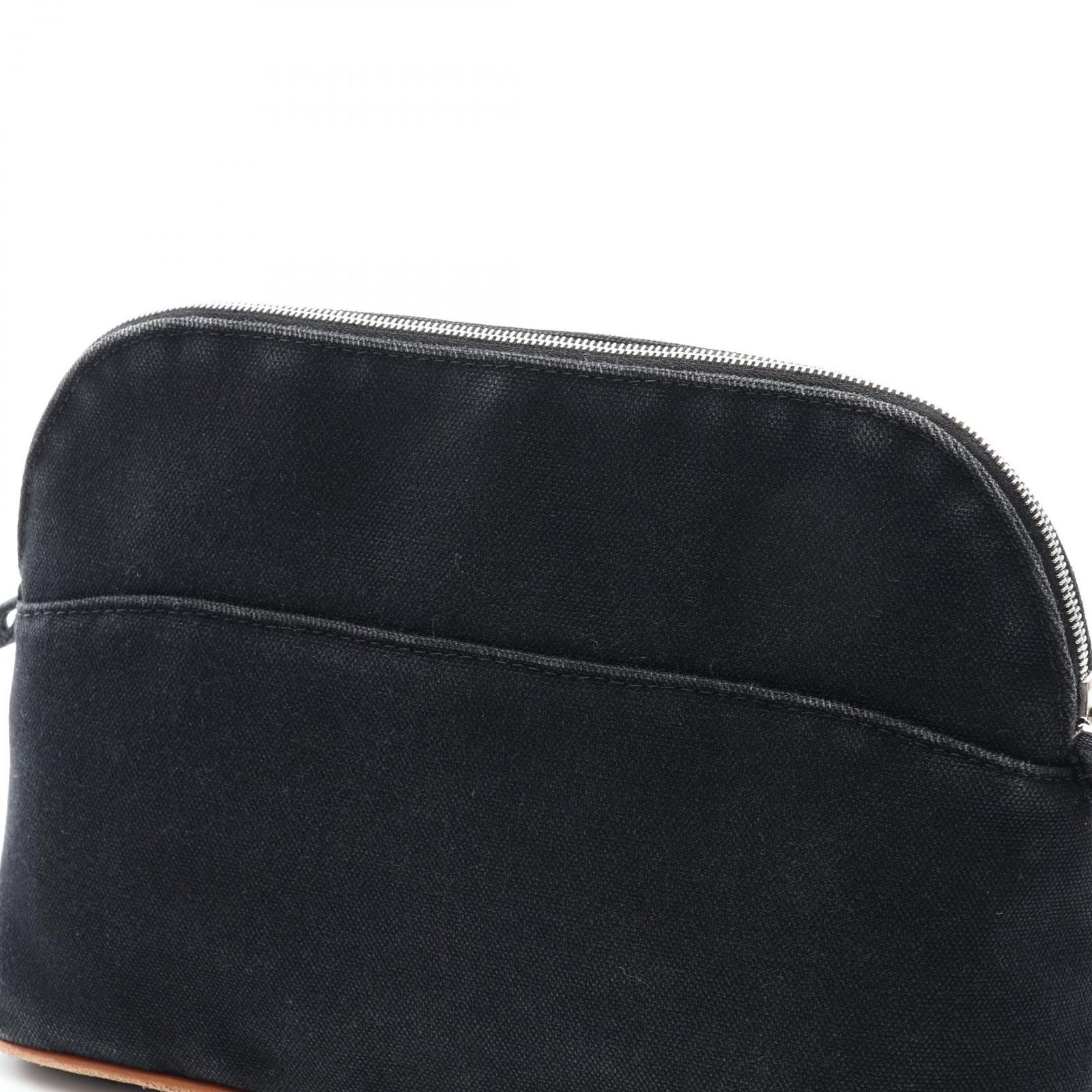 エルメス HERMES ポーチ ボリードポーチMM ブラック キャンバス レザー