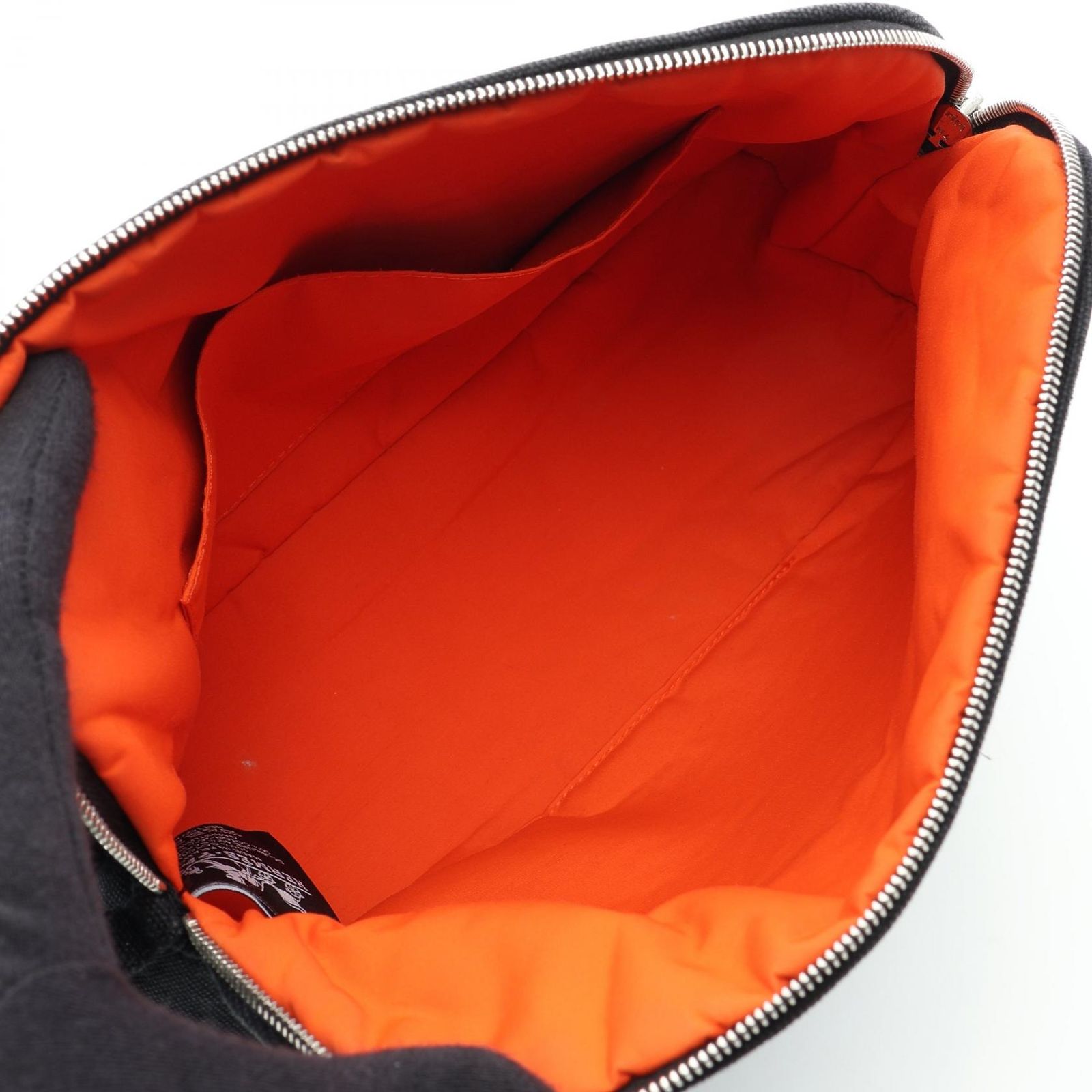 エルメス HERMES ポーチ ボリードポーチMM ブラック キャンバス レザー