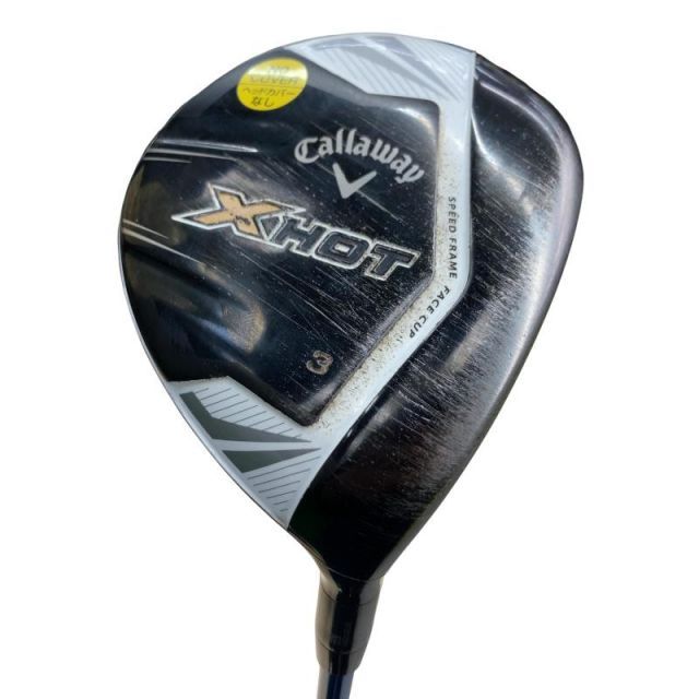 【中古】 キャロウェイ X HOT 3W フェアウェイウッド FW Tour AD GT-6 (フレックスS) メンズ 男性用 右利き 右用 Cランク ゴルフクラブ