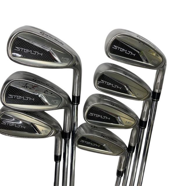 【中古】 テーラーメイド STEALTH HD(2023) 7S アイアンセット IR KBS MAX MT80 JP (フレックスS) メンズ 男性用 右利き 右用 Cランク ゴルフクラブ