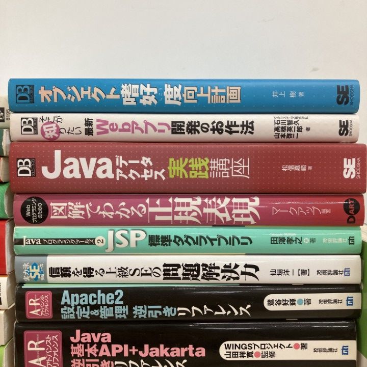 裁断済み プログラミング関連本 25冊セット □01)【1点限り!】プログラミング・SE(システムエンジニア)などのIT
