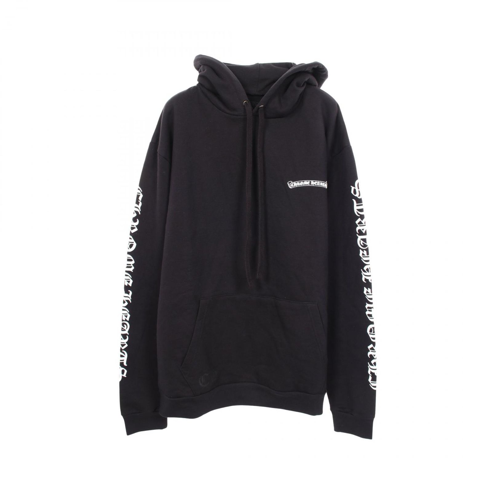 クロムハーツ CHROME HEARTS パーカー スクロールロゴ 裏起毛 コットン スクロールロゴ パーカー メンズ Used A