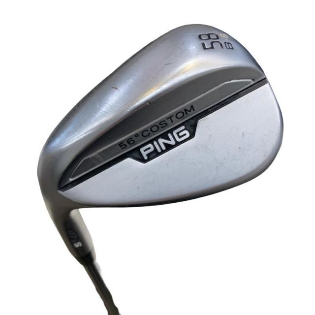 【中古】 ピン PING s159 58°/08° B レフティ ウェッジ WG 純正特注シャフト (フレックスS) メンズ 男性用 左利き レフティ 左用 Cランク ゴルフクラブ