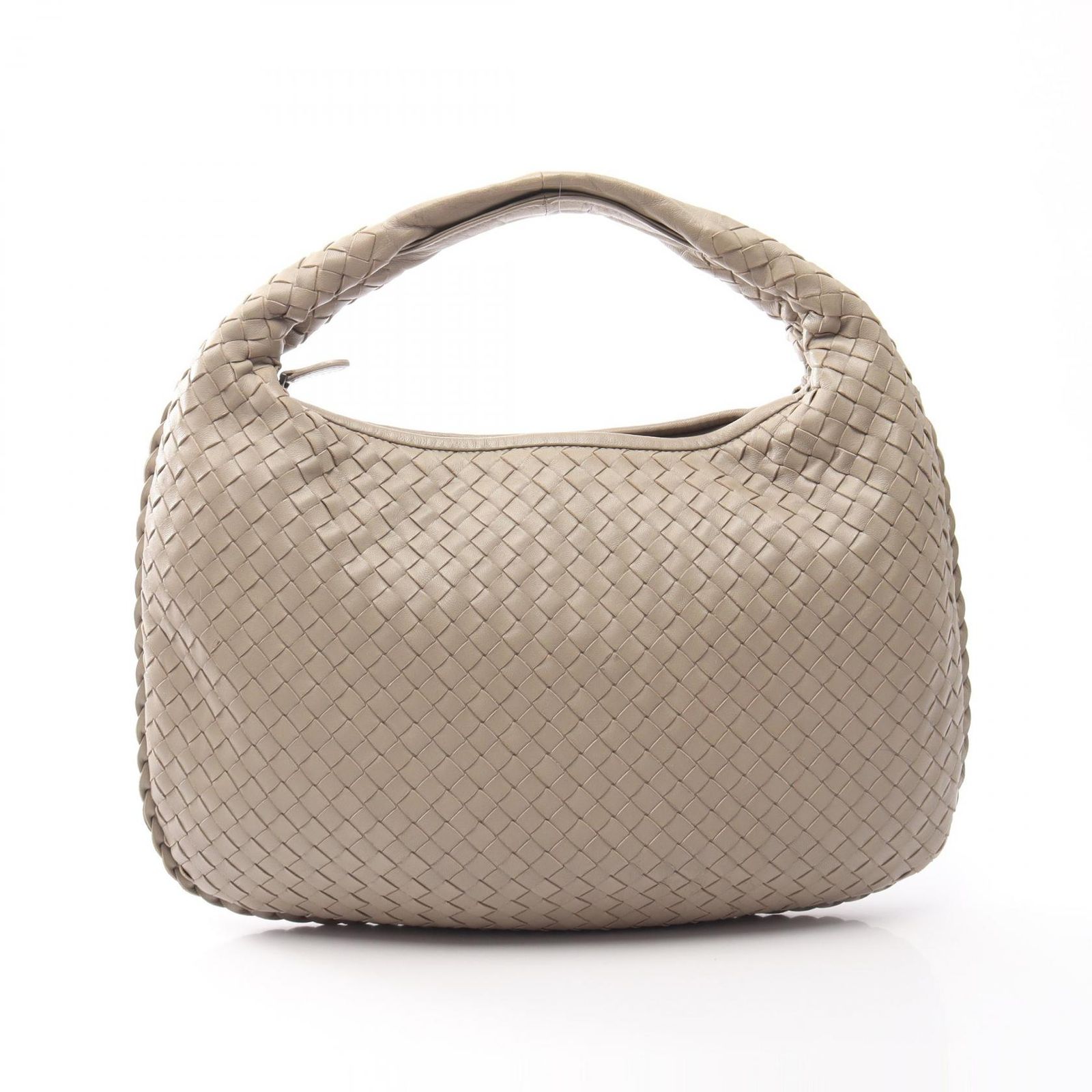 ボッテガヴェネタ BOTTEGA VENETA ショルダーバッグ ヴェネタバッグ イントレチャート 115653 ベージュ レザー イントレチャート ショルダーバッグ レディース Used B