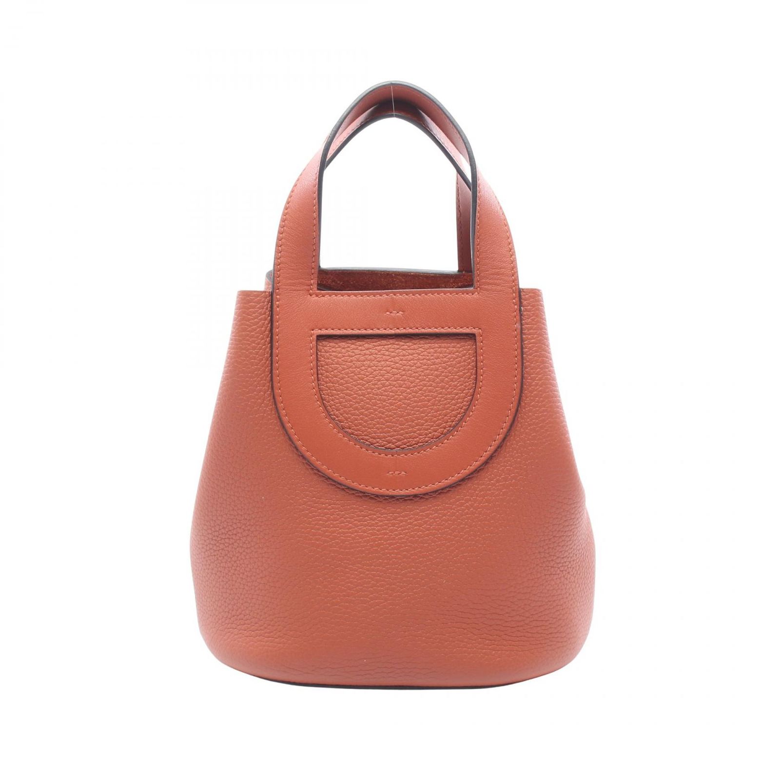 エルメス HERMES ハンドバッグ インザループ18 ブリック レザー インザループ18 ブリック レディース Used A