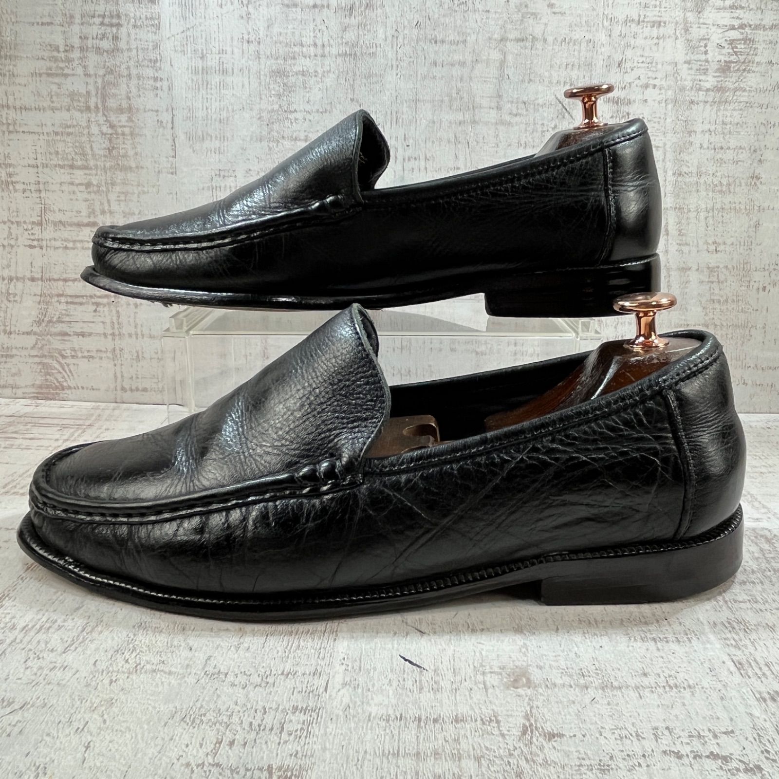 FLORSHEIM フローシャイム ローファー 8 EEE 約26.0cm メンズ ブラック