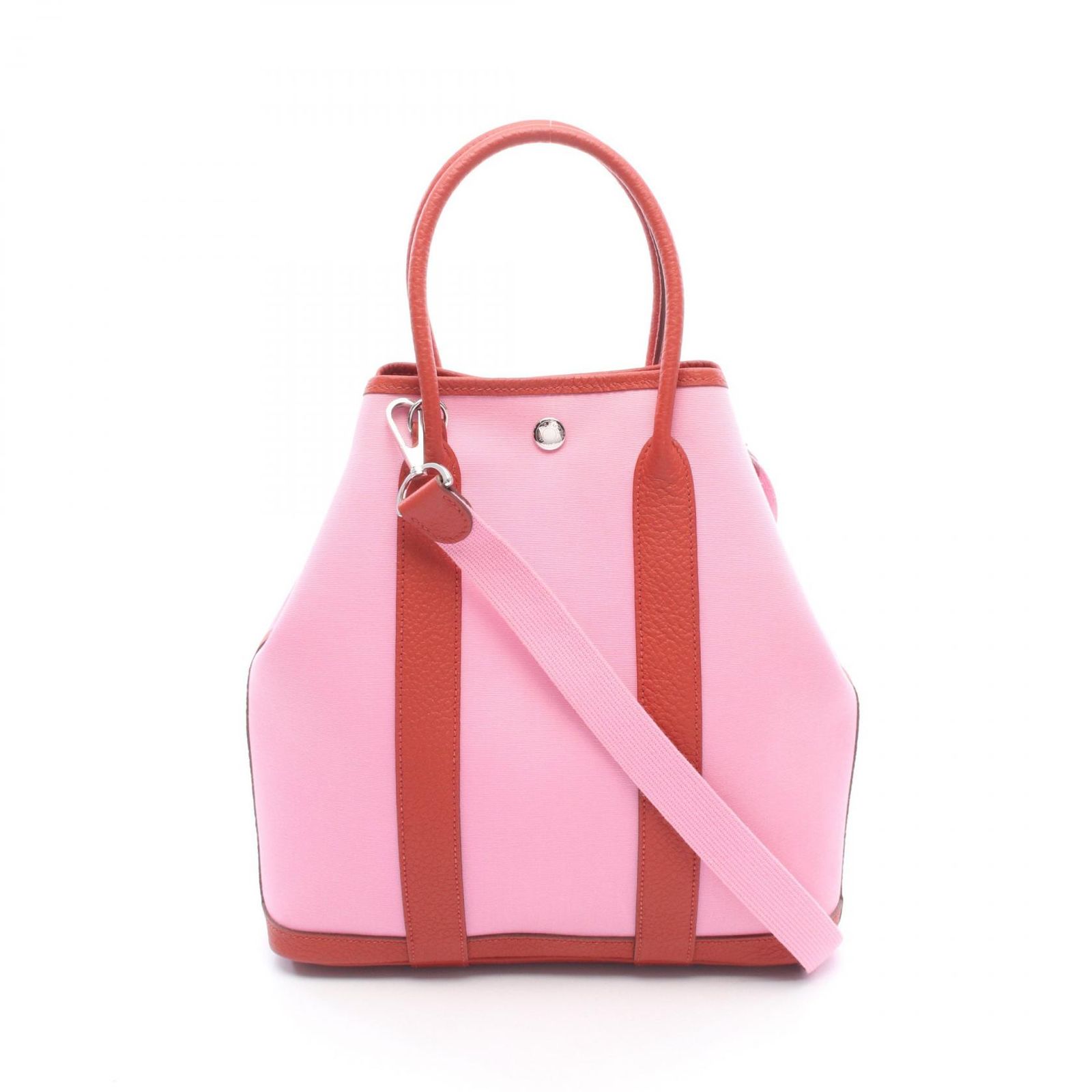 エルメス HERMES トートバッグ ガーデンファイルPM 2WAY ピンク