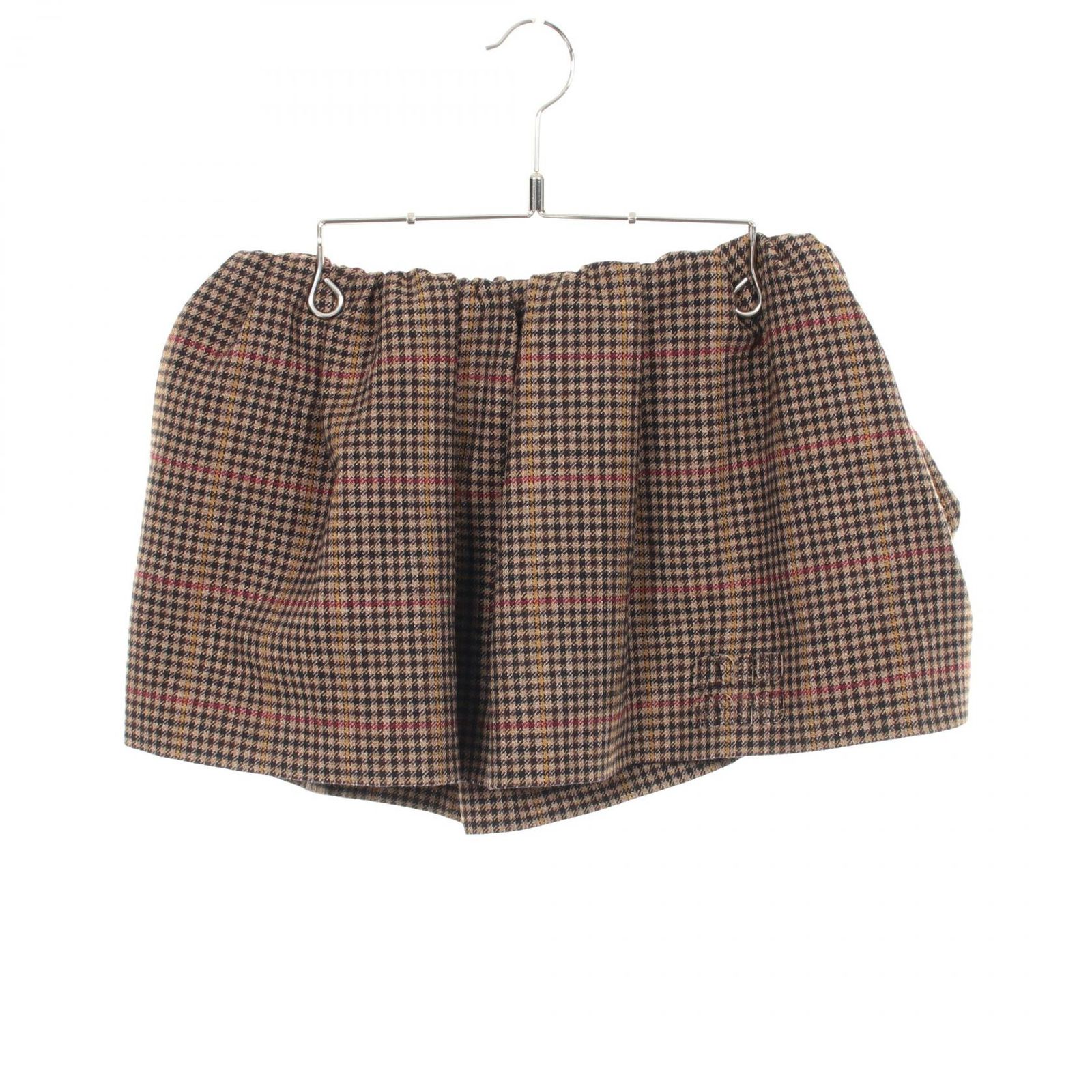 ミュウ ミュウ Miu Miu スカート チェック ミニ MG2594 ウール
