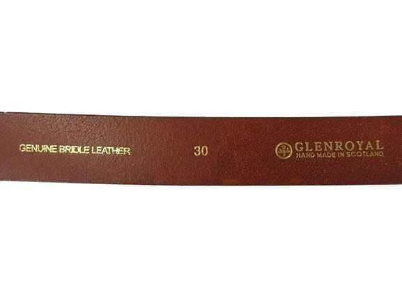 グレンロイヤル GLENROYAL ブライドルレザーベルト 革ベルト 本革 30