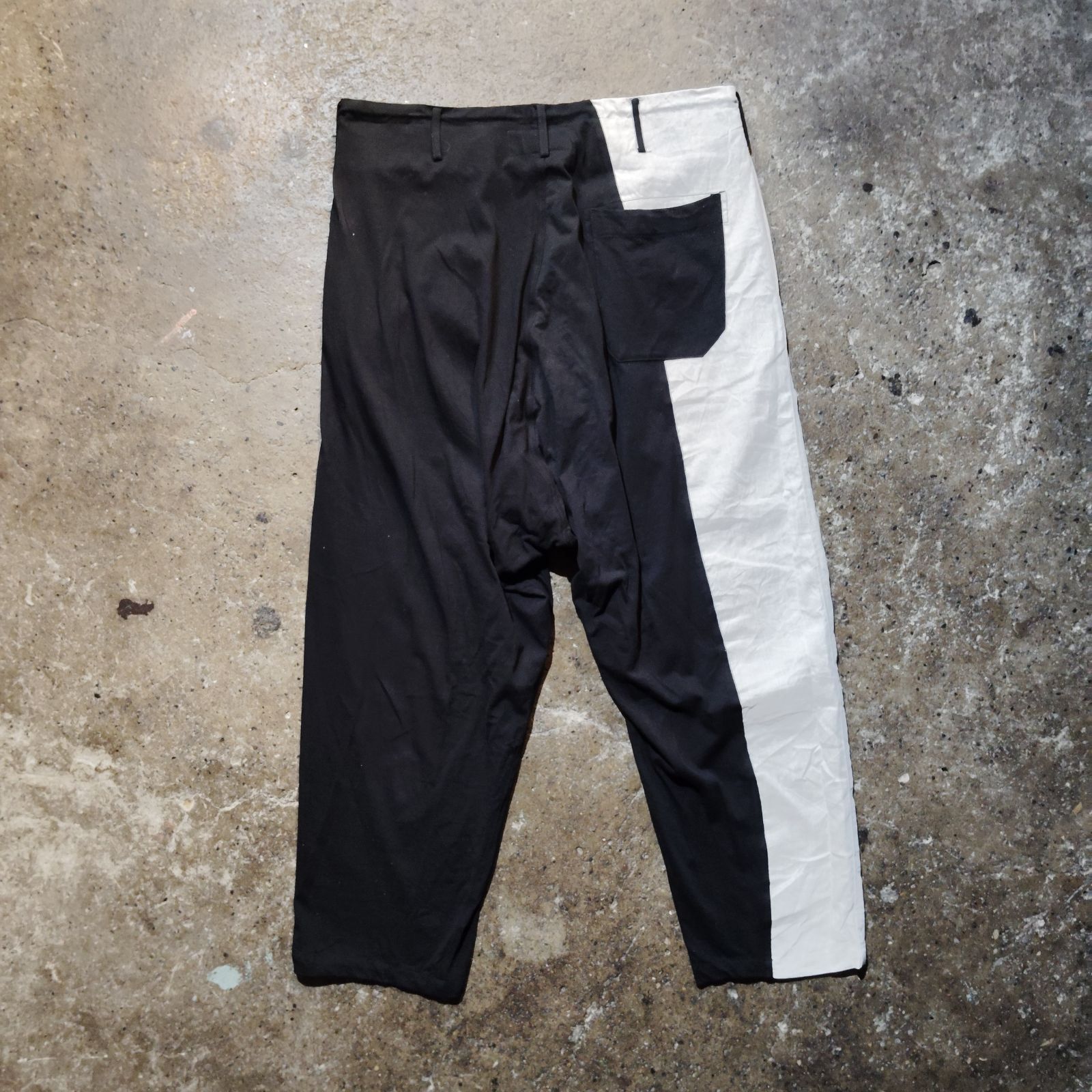 Y's リネン切替サルエルパンツ ワイズ YZ-P71-059 Yohji Yamamoto