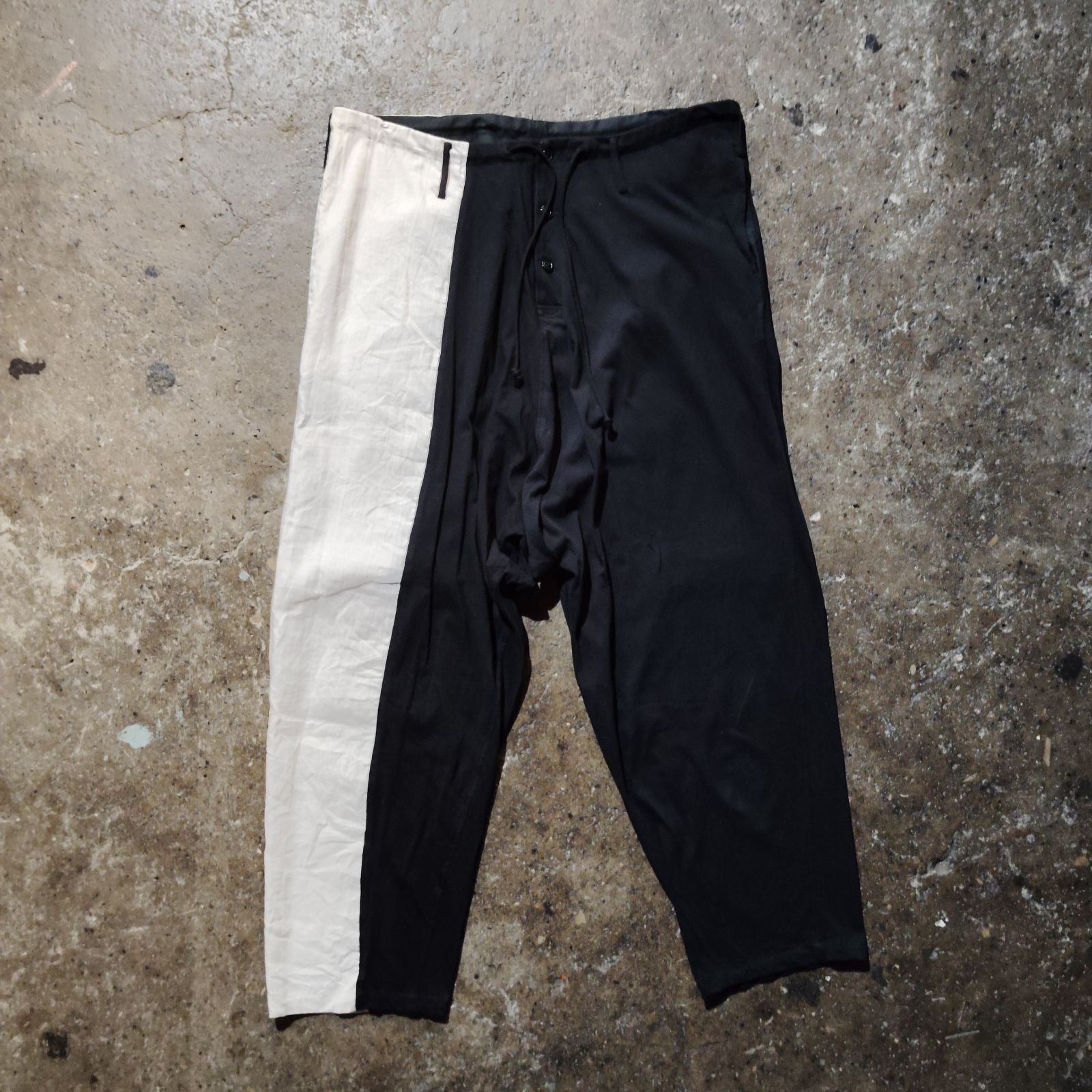 Y's リネン切替サルエルパンツ ワイズ YZ-P71-059 Yohji Yamamoto