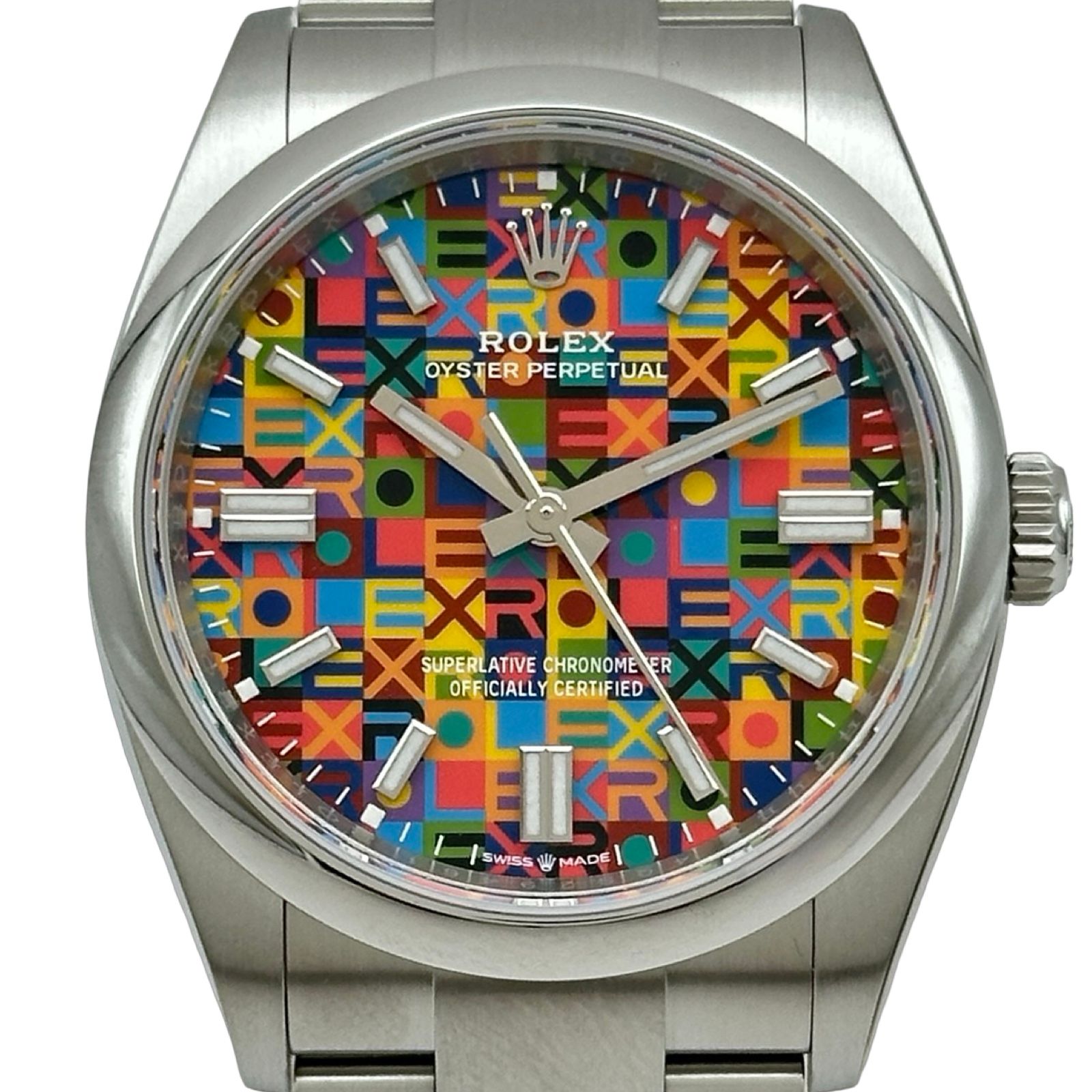 ロレックス ROLEX オイスターパーペチュアル 126000 ジュビリーモチーフダイヤル ステンレススチール 自動巻き メンズ 腕時計
