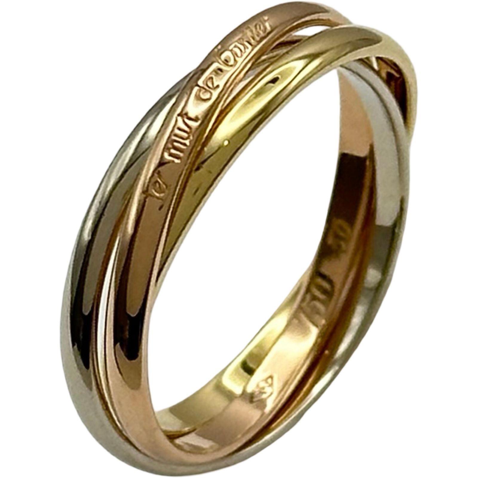 カルティエ Cartier トリニティリングSM ゴールド/ホワイトゴールド/ピンクゴールド 750 ジュエリー 104,000円