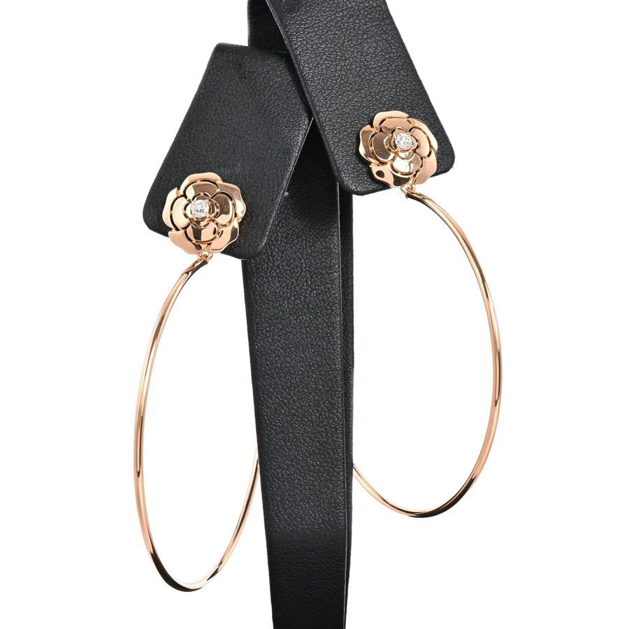 CHANEL シャネル ピアス カメリア J11844 - メルカリ