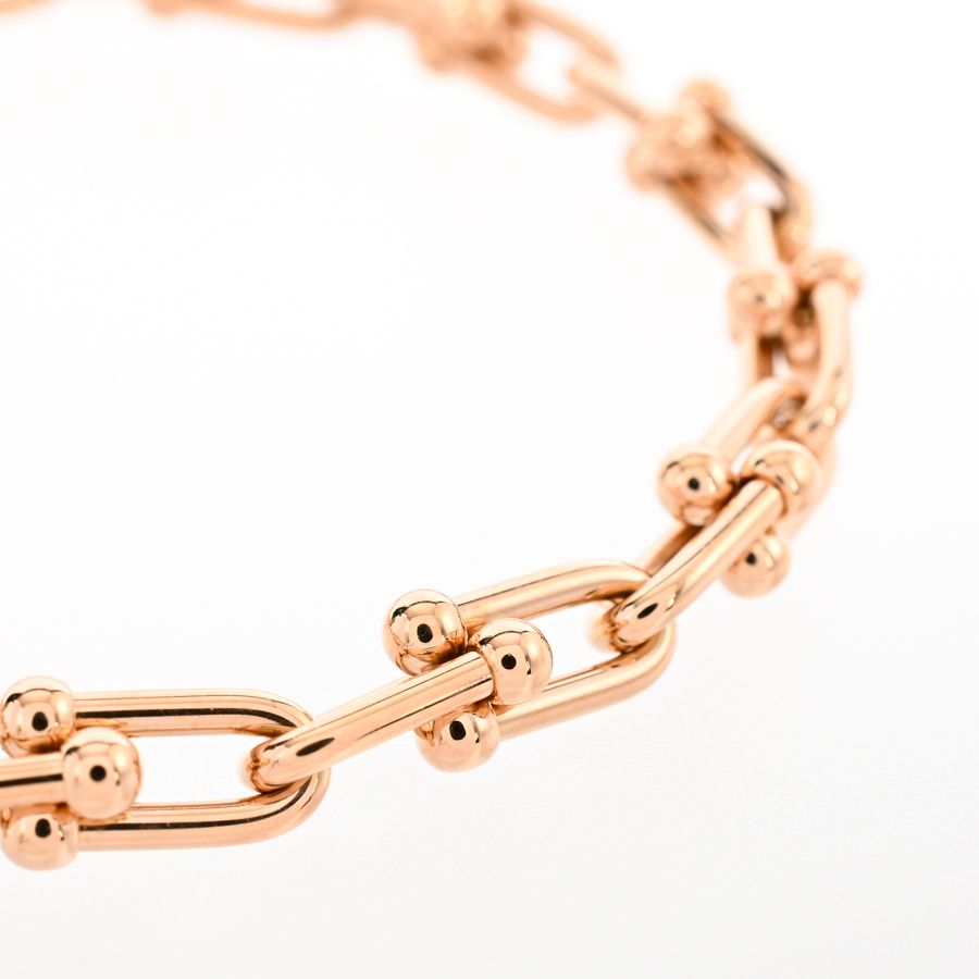 Tiffany ハードウェアスモールリンクブレスレット　メルカリ内最安値 TIFFANY&Co. ティファニー ブレスレット ハードウェア スモールリンク