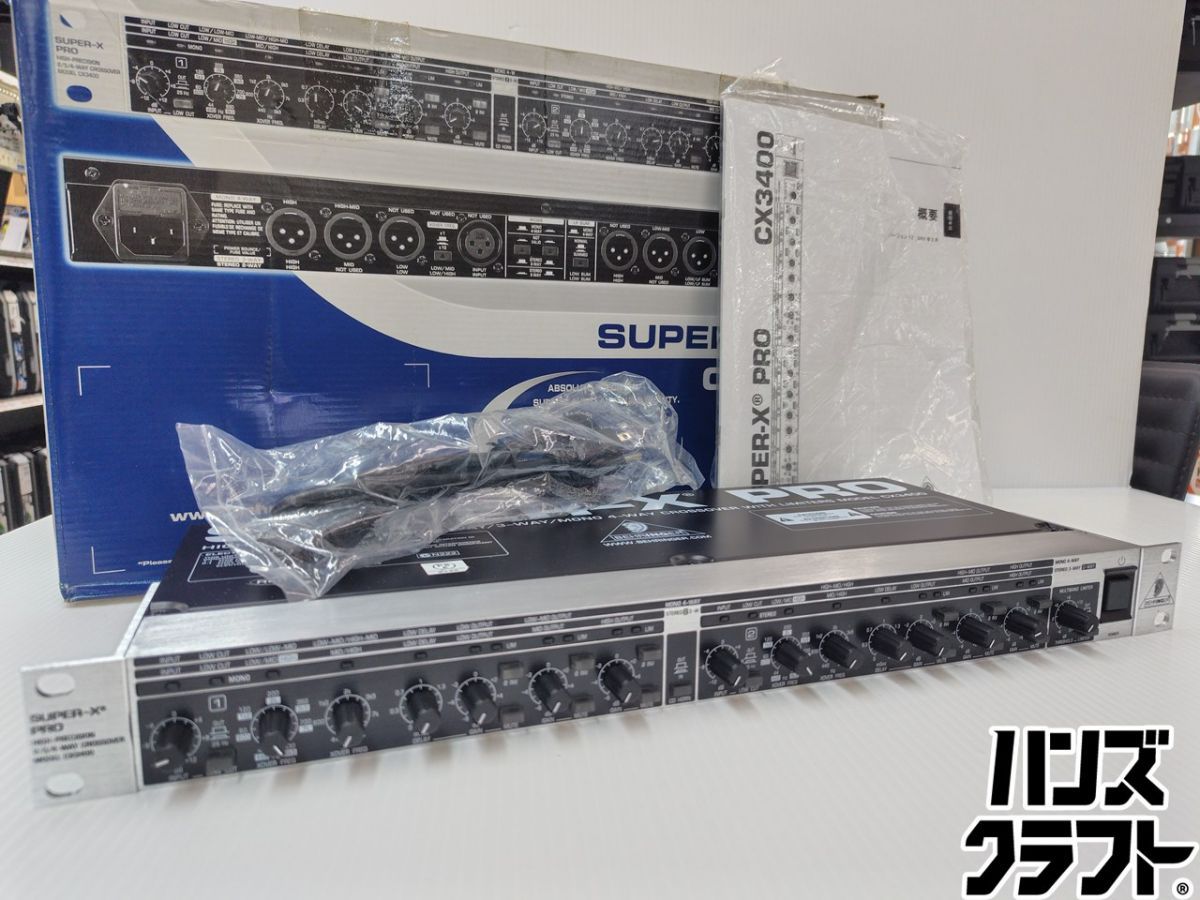 ベリンガー　SUPER-X PRO CX3400　新品未開封 未使用】ベリンガー CX3400 クロスオーバー - メルカリ